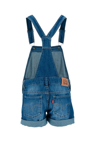 Salopette-short - Bleu