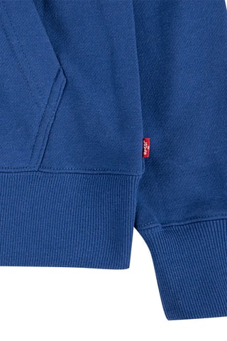 Sweat à capuche - Blanc et bleu