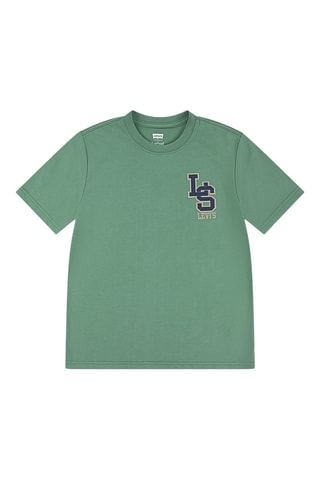 T-shirt - Blanc, bleu et vert