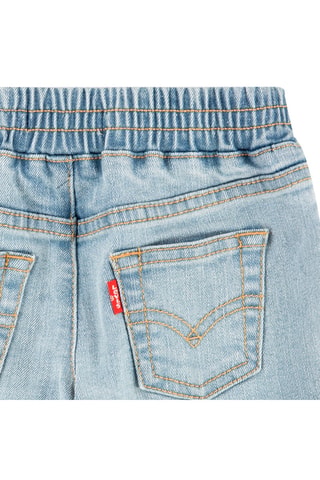 T-shirt et short en jean - Bleu, jaune et orange