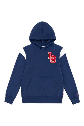Sweat à capuche Prep Sport - Bleu