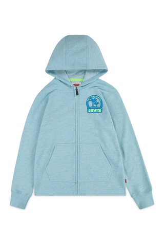 Sweat zippé - Bleu