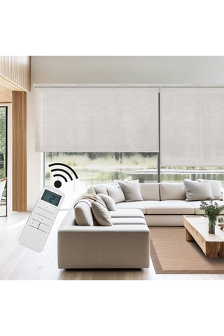 Estore elétrico Screen Pro Solar - Cinzento
