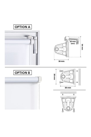 Tenda Clip & Fix Translucide - Bianco