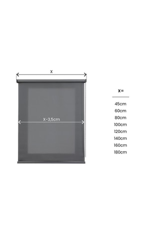 Tenda a rullo Calm - Grigio scuro