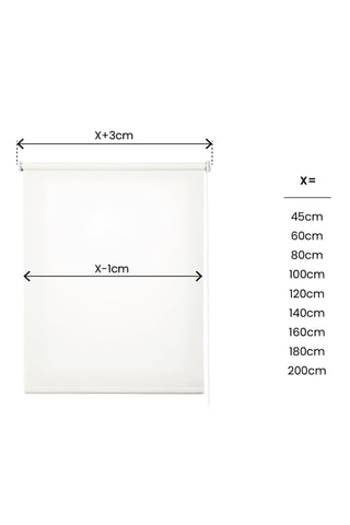 Estore de enrolar básico Roll-up - Branco