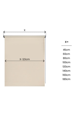 Tenda a rullo opaca Night - Beige