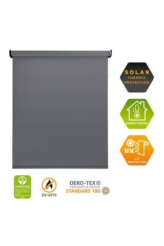 Estore elétrico Screen Pro Solar - Cinzento-escuro