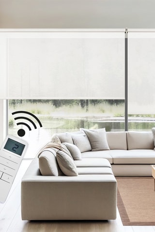 Estore elétrico Screen Pro Solar - Branco