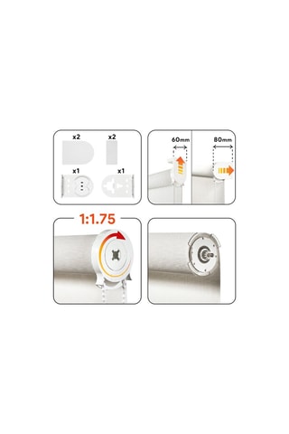 Estore de enrolar Screen Pro Solar - Branco