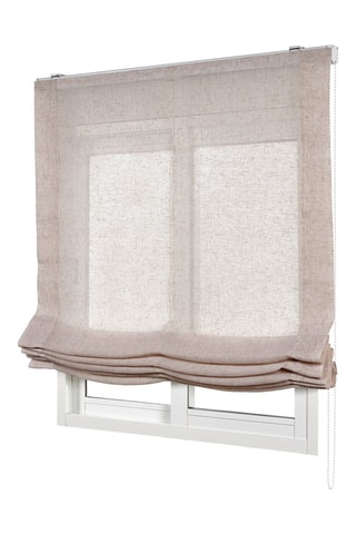 Tenda Linum Chaîne Texture Liscia - Beige