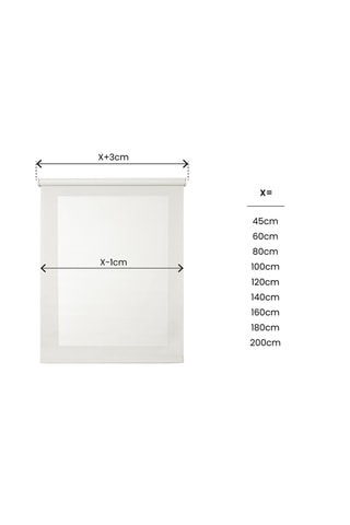 Estore de enrolar motorizado Screen - Branco