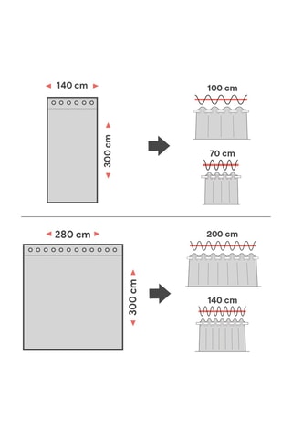 Tenda semitrasparente Stone - Grigio scuro