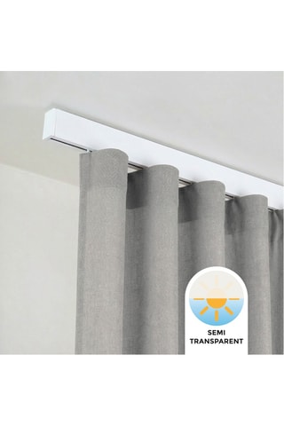 Tenda semitrasparente Stone - Grigio scuro