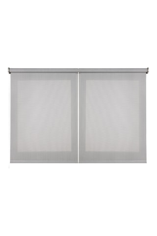 2 estores de enrolar solares XXL Screen Pro - Cinzento-escuro