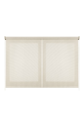 2 estores de enrolar solares XXL Screen Pro - Cru