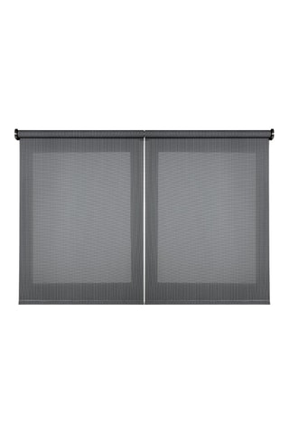 2 estores de enrolar solares XXL Screen Pro - Cinzento-escuro