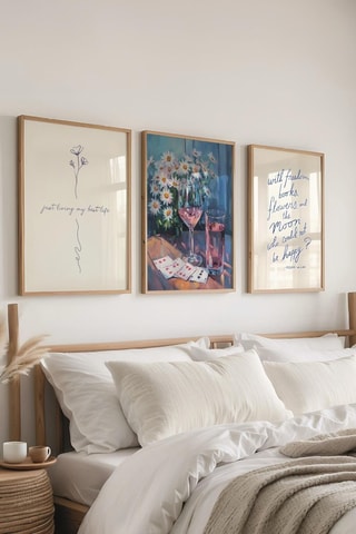 3 Wanddecoraties - 30 x 40 cm