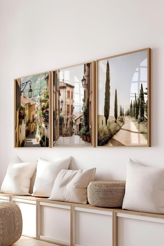 3 Wanddecoraties - 30 x 40 cm