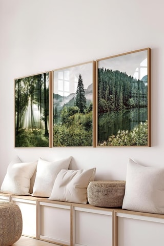3 Wanddecoraties - 50 x 70 cm
