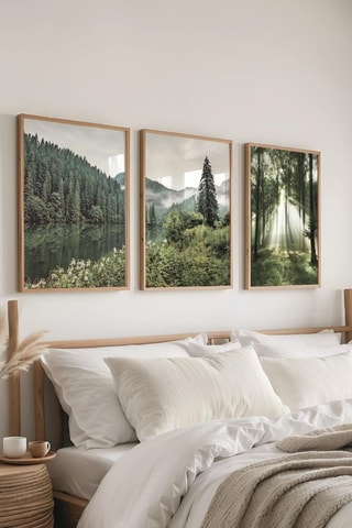 3 Wanddecoraties - 50 x 70 cm