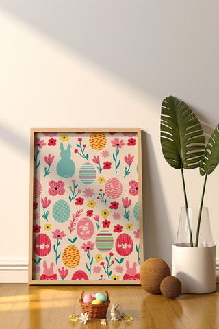 Massief Houten Wanddecoratie - 33 x 48 cm