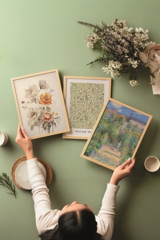 3 Wanddecoraties - 30 x 40 cm