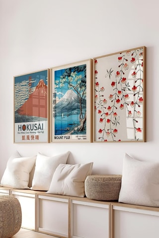 3 Wanddecoraties - 30 x 40 cm