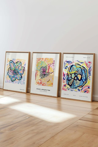 3 Wanddecoraties - 30 x 40 cm