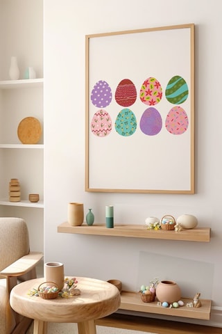 Massief Houten Wanddecoratie - 33 x 48 cm
