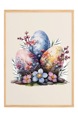 Massief Houten Wanddecoratie - 33 x 48 cm