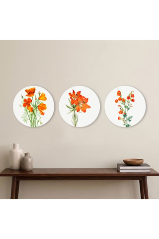 3 Wanddecoraties - 3 x (30 x 30 cm)