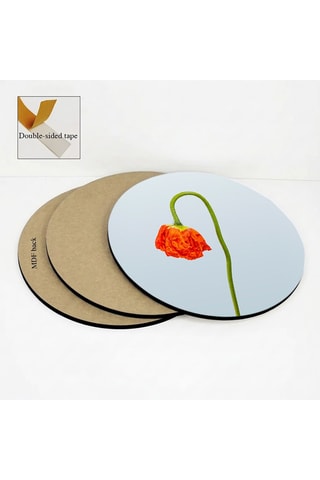 3 Wanddecoraties - 3 x (30 x 30 cm)