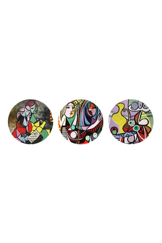 3 Wanddecoraties Pablo Picasso - 3 x (30 x 30 cm)