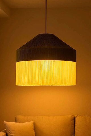 Hanglamp - kaki en ecru - 40 W