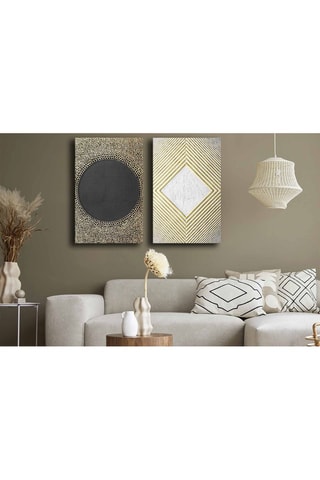 2 Wanddecoraties - 45 x 70 cm