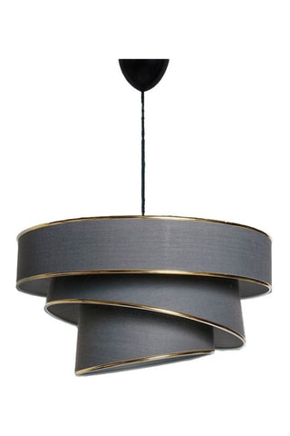 Hanglamp Couper - Antraciet en Goudkleurig - 45-60 W