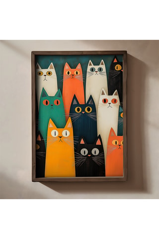 Grenenhouten Wanddecoratie - 35 x 47 x 2 cm