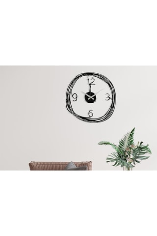 Klok - Zwart - 48 cm