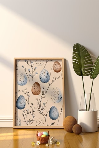 Massief Houten Wanddecoratie - 50 x 70 cm