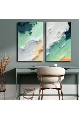 2 Wanddecoraties - 45 x 70 cm