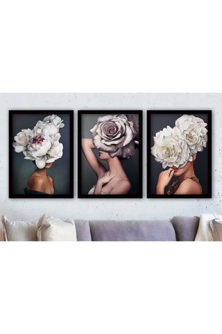 3 Wanddecoraties Albert -  35 x 45 cm