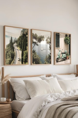 3 Wanddecoraties - 3 x (30 x 40 cm)