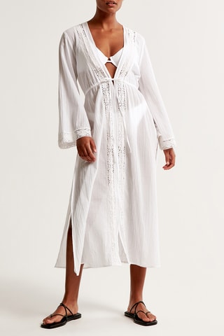 Robe de plage - Blanc
