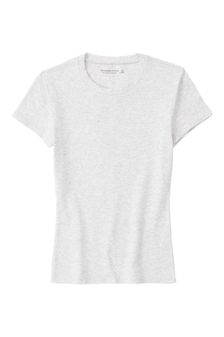 T-shirt slim - Gris clair