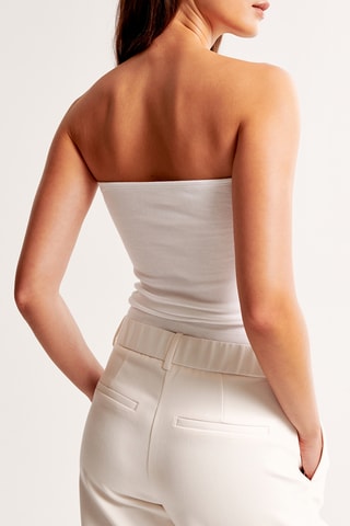 Top bustier - Blanco