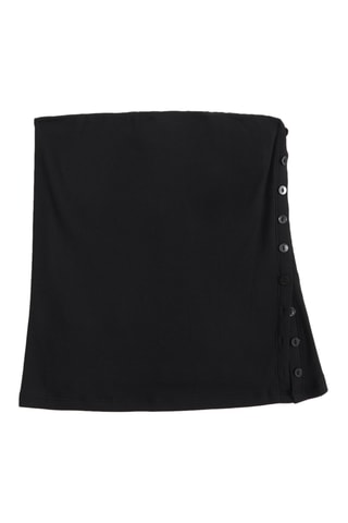 Top bustier - Negro