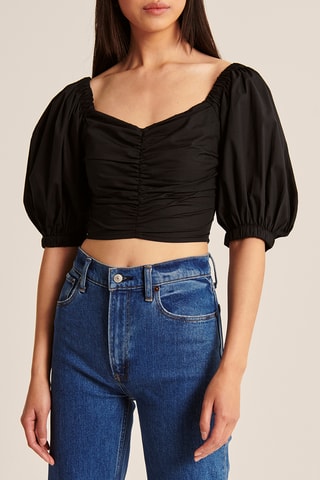 Crop top - Noir