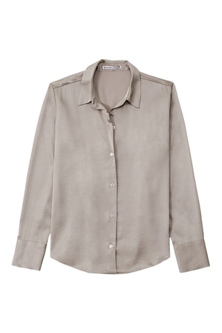 Camisa relaxed fit - Marrón claro
