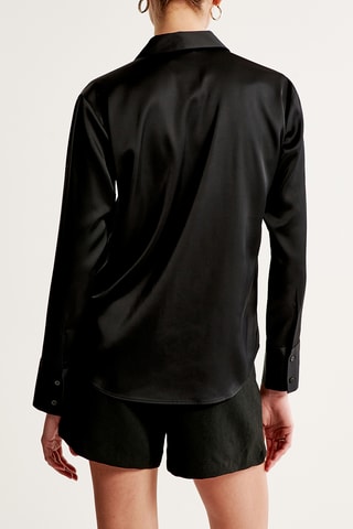 Camisa relaxed fit - Negro